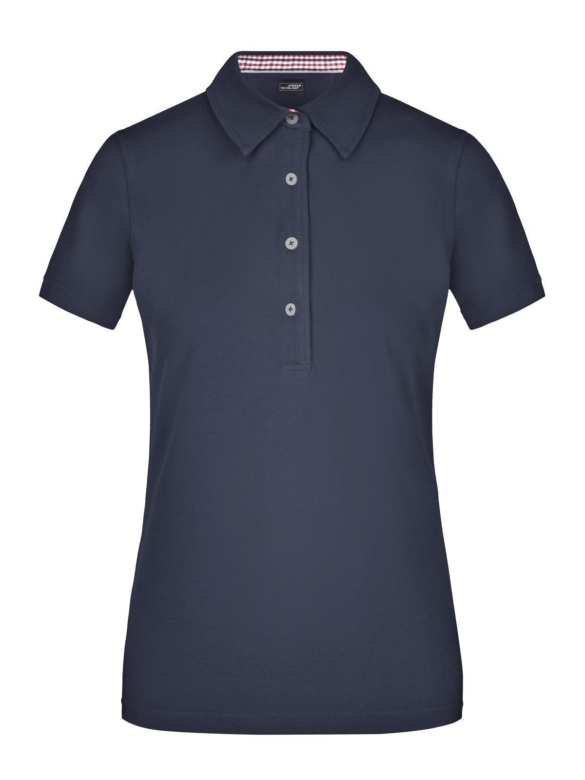 Ladies' Plain Polo Daiber Navy/Red-Navy-White