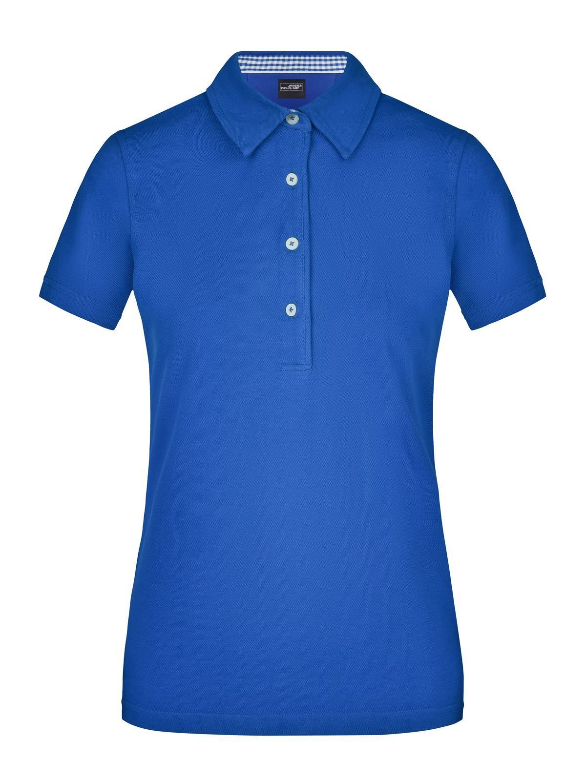 Ladies' Plain Polo Daiber Royal/Royal-White