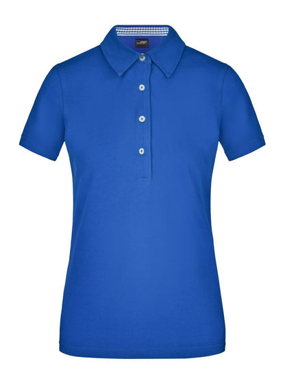 Ladies' Plain Polo Daiber Royal/Royal-White