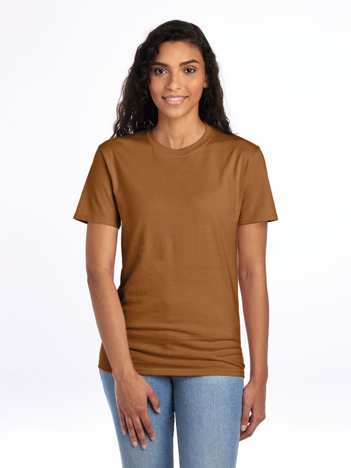 Premium Organic T Jerzees Golden Pecan