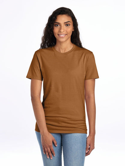 Premium Organic T Jerzees Golden Pecan