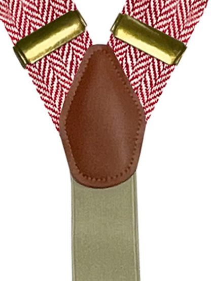 Suspenders Urban-Herringbone Karlowsky Red