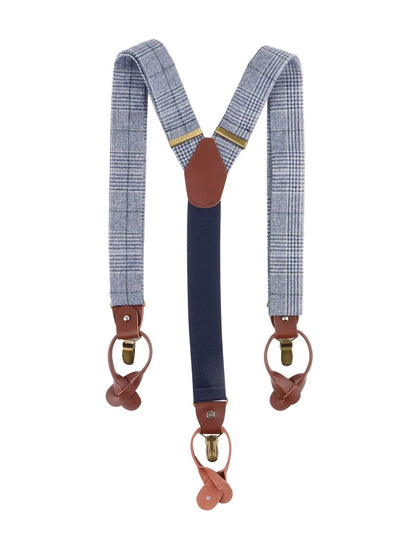 Suspenders Urban-Glencheck Karlowsky Navy