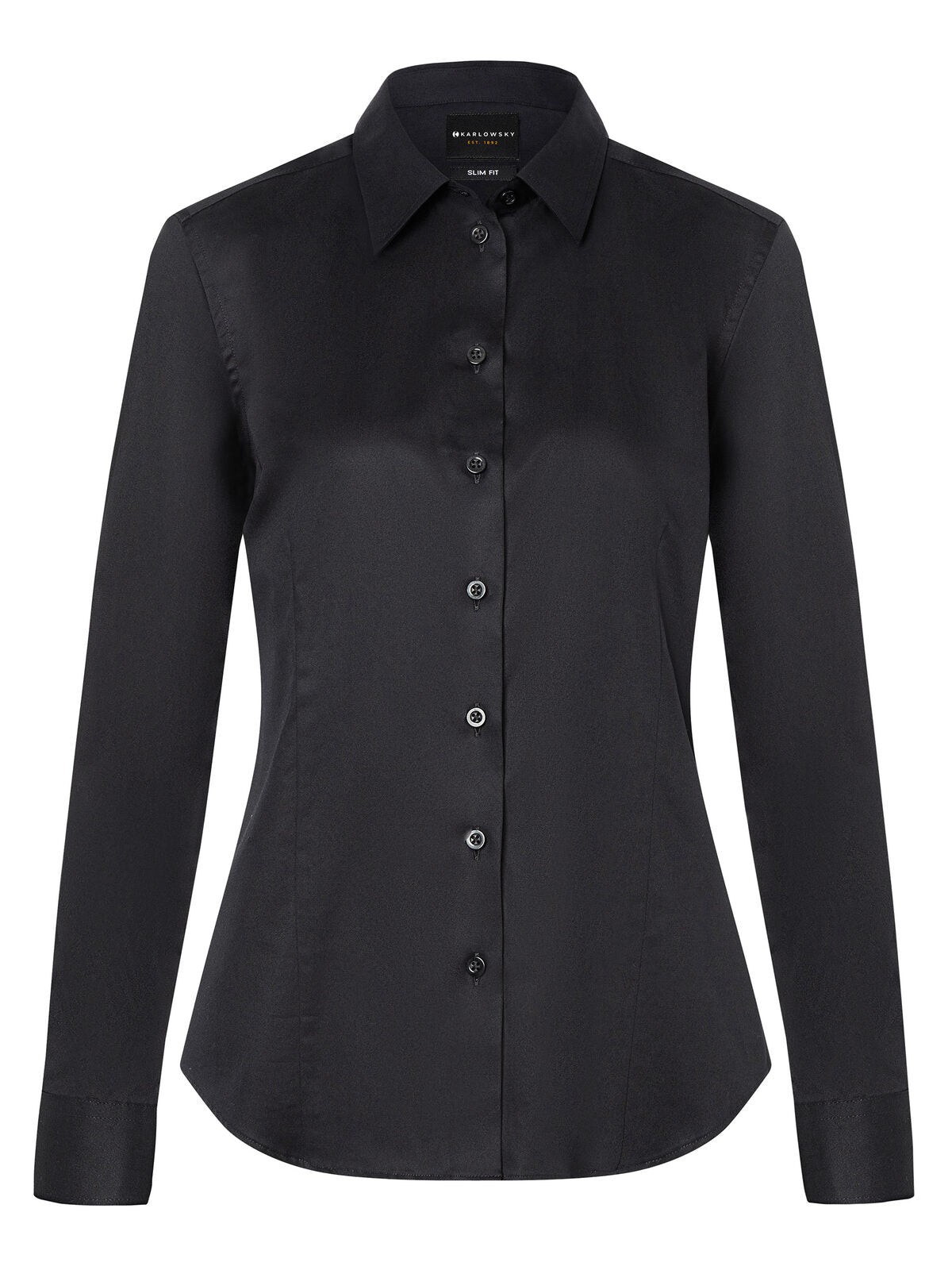Ladies' Long Sleeve Shirt Karlowsky Black