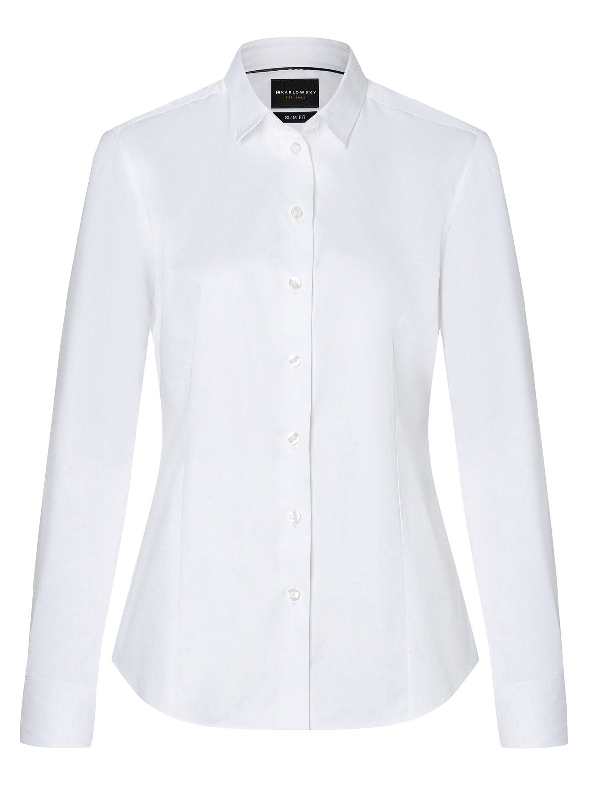 Ladies' Long Sleeve Shirt Karlowsky White
