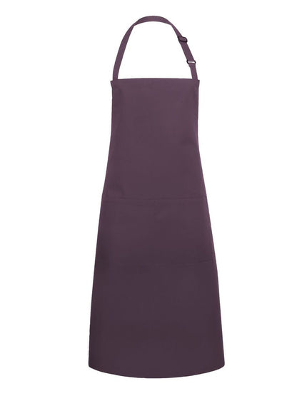 Bistro Apron Basic With Buckle And Pocket Karlowsky Aubergine