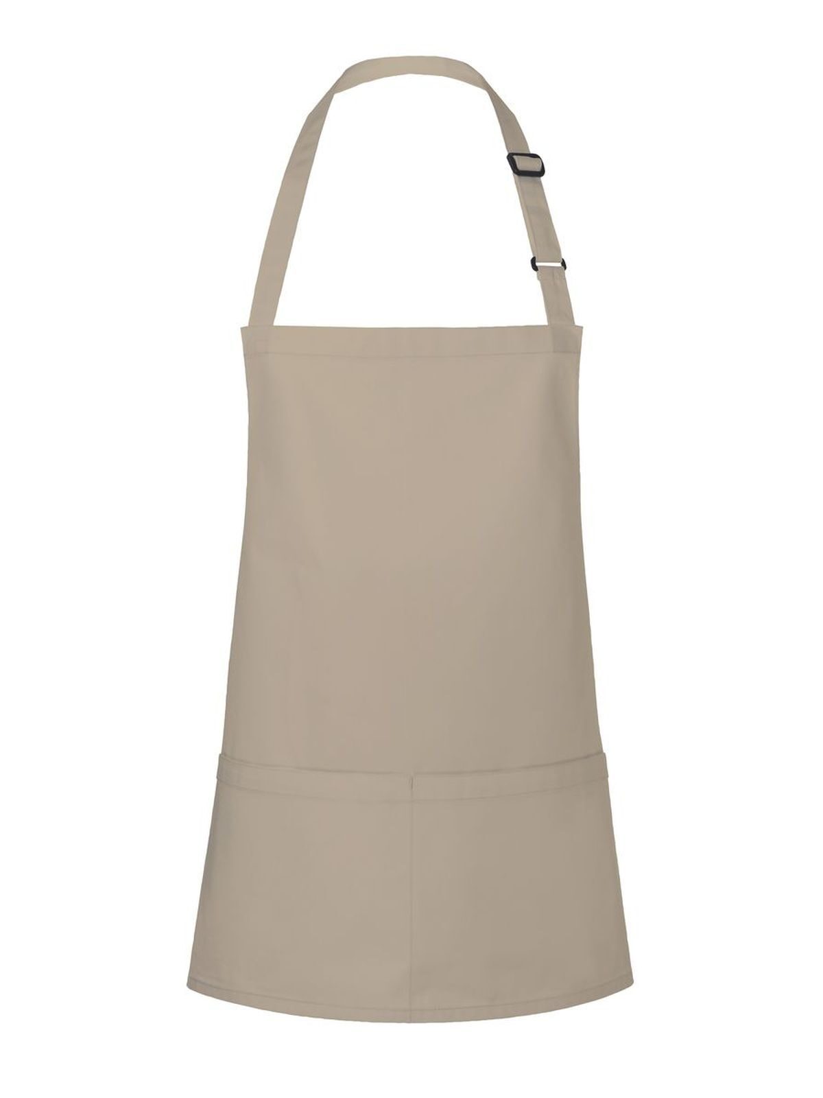 Short Bib Apron Basic With Buckle And Pocket Karlowsky Sand