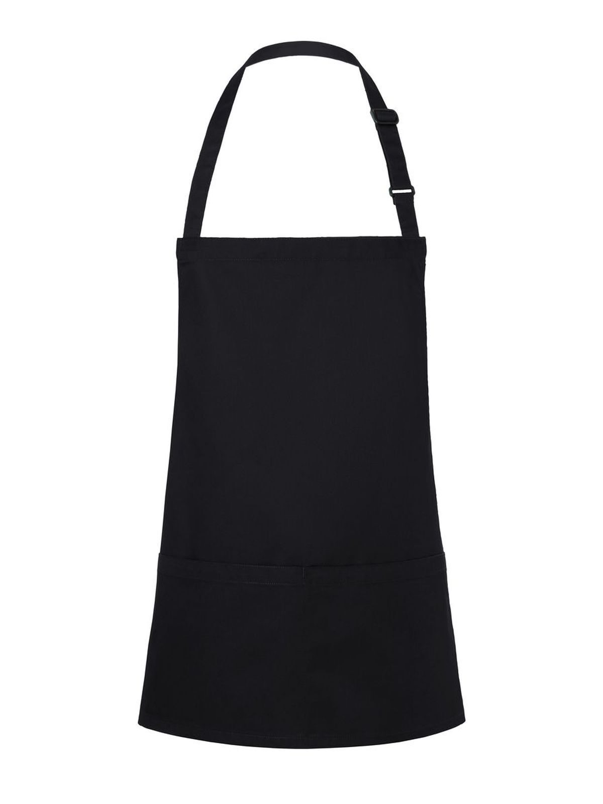 Short Bib Apron Basic With Buckle And Pocket Karlowsky Black