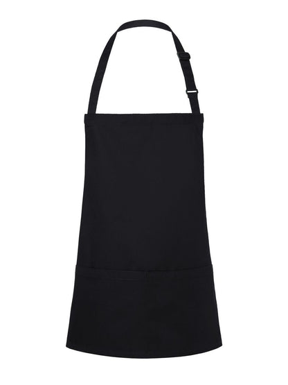 Short Bib Apron Basic With Buckle And Pocket Karlowsky Black
