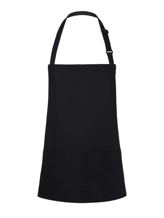 Short Bib Apron Basic With Buckle And Pocket Karlowsky Black