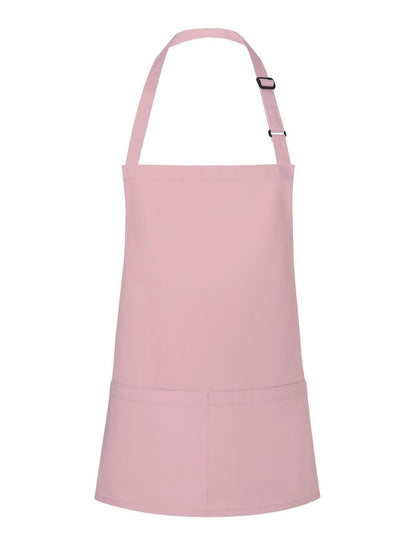 Short Bib Apron Basic With Buckle And Pocket Karlowsky Rose