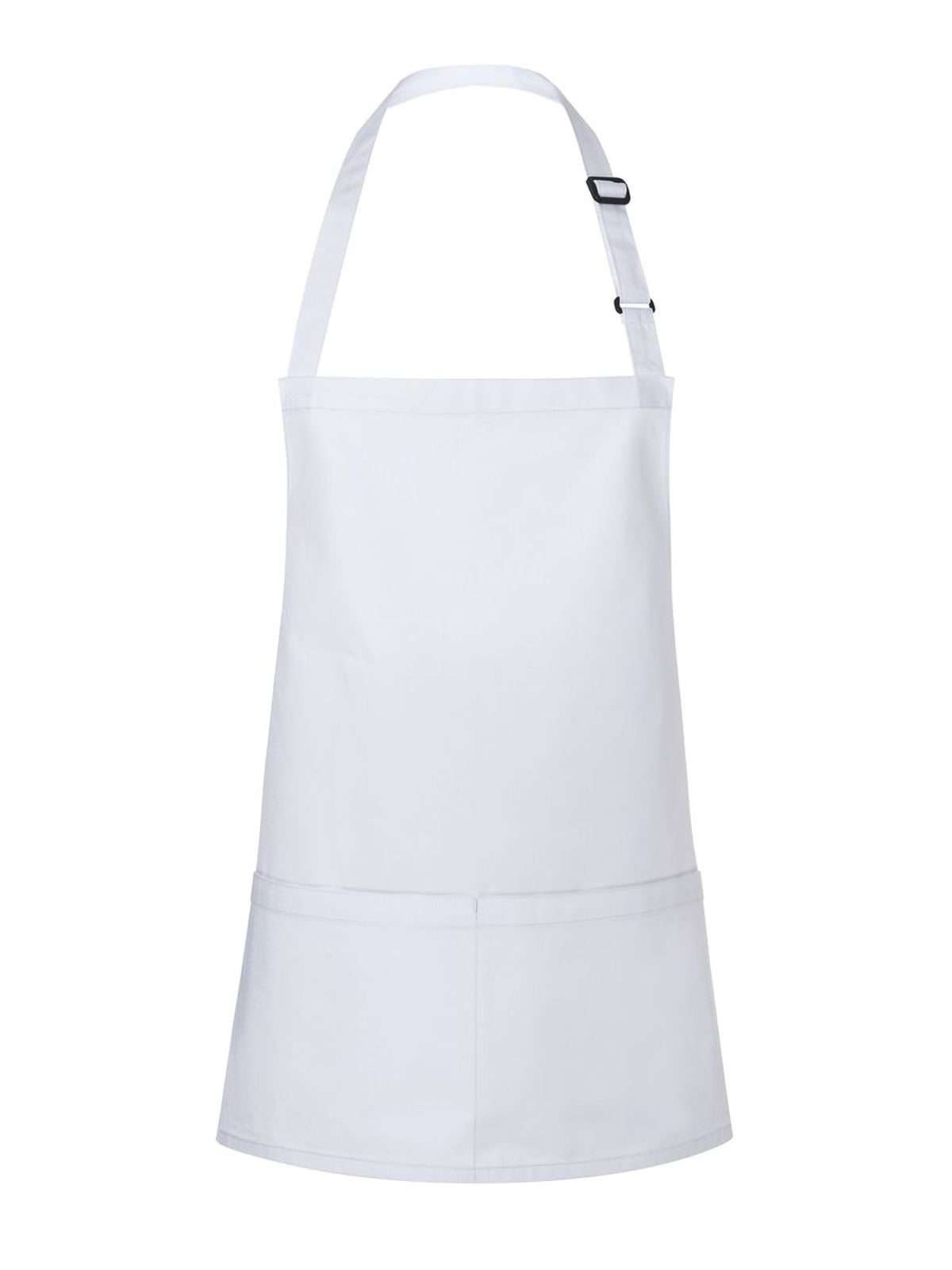 Short Bib Apron Basic With Buckle And Pocket Karlowsky White