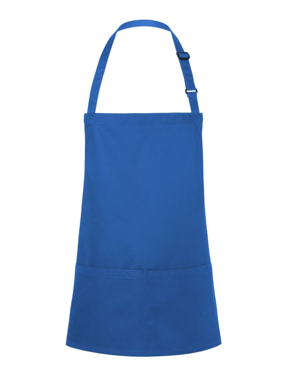 Short Bib Apron Basic With Buckle And Pocket Karlowsky Blue