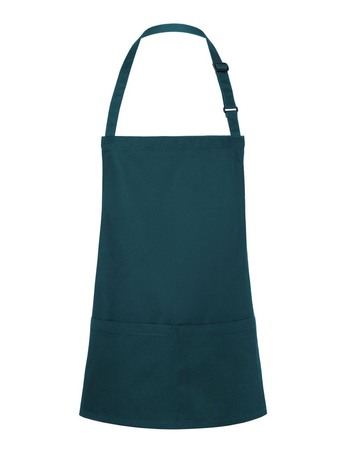 Short Bib Apron Basic With Buckle And Pocket Karlowsky Pine Green
