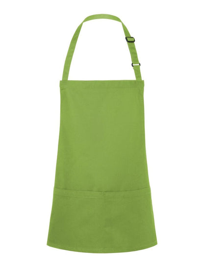 Short Bib Apron Basic With Buckle And Pocket Karlowsky Lime