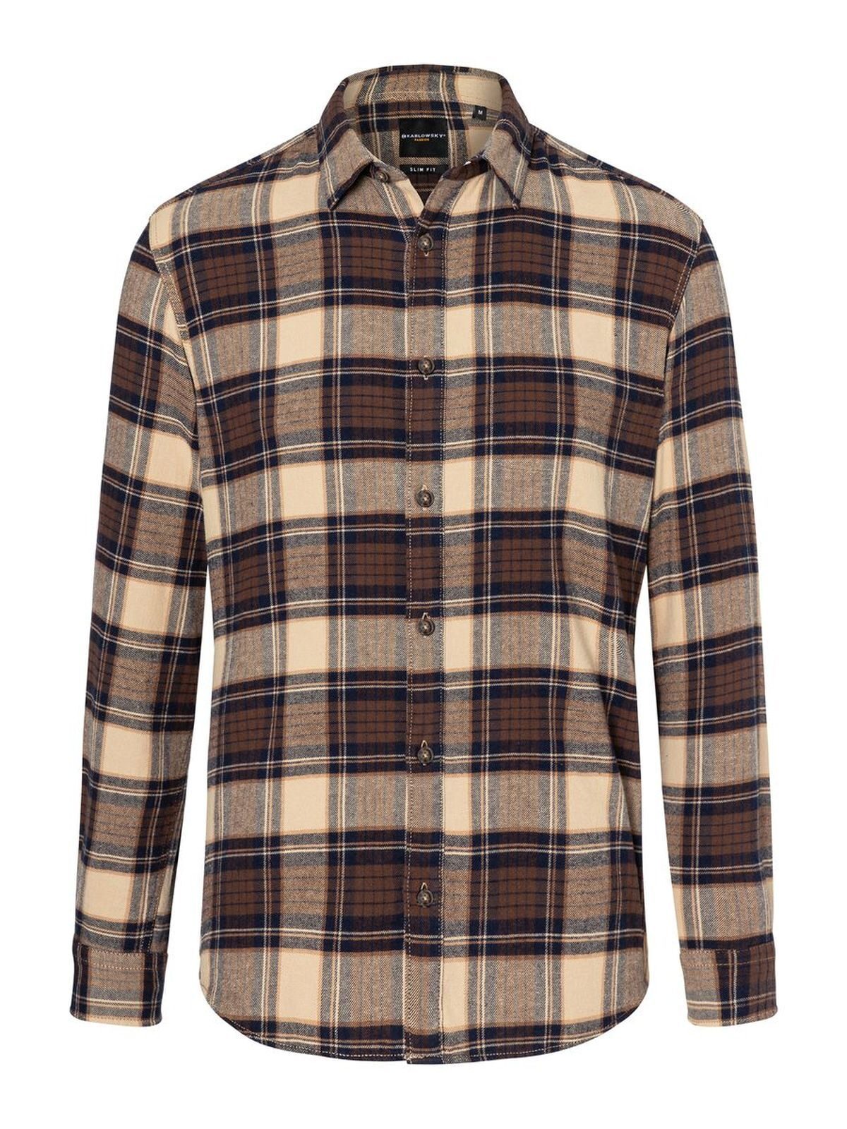 Men's checked shirt Urban-Trend Karlowsky Sahara