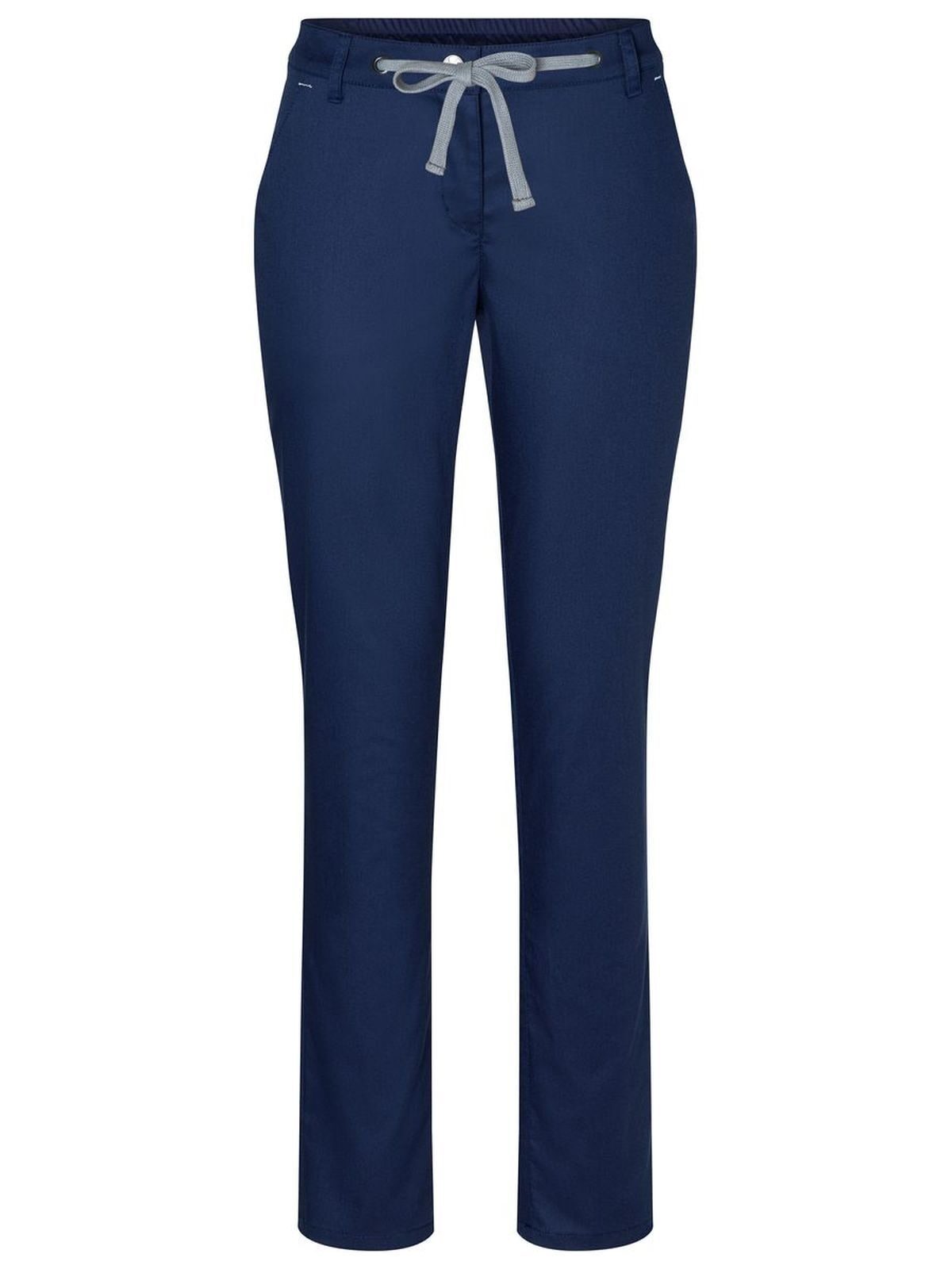 Ladies Chino Trouser Modern Stretch Karlowsky Navy