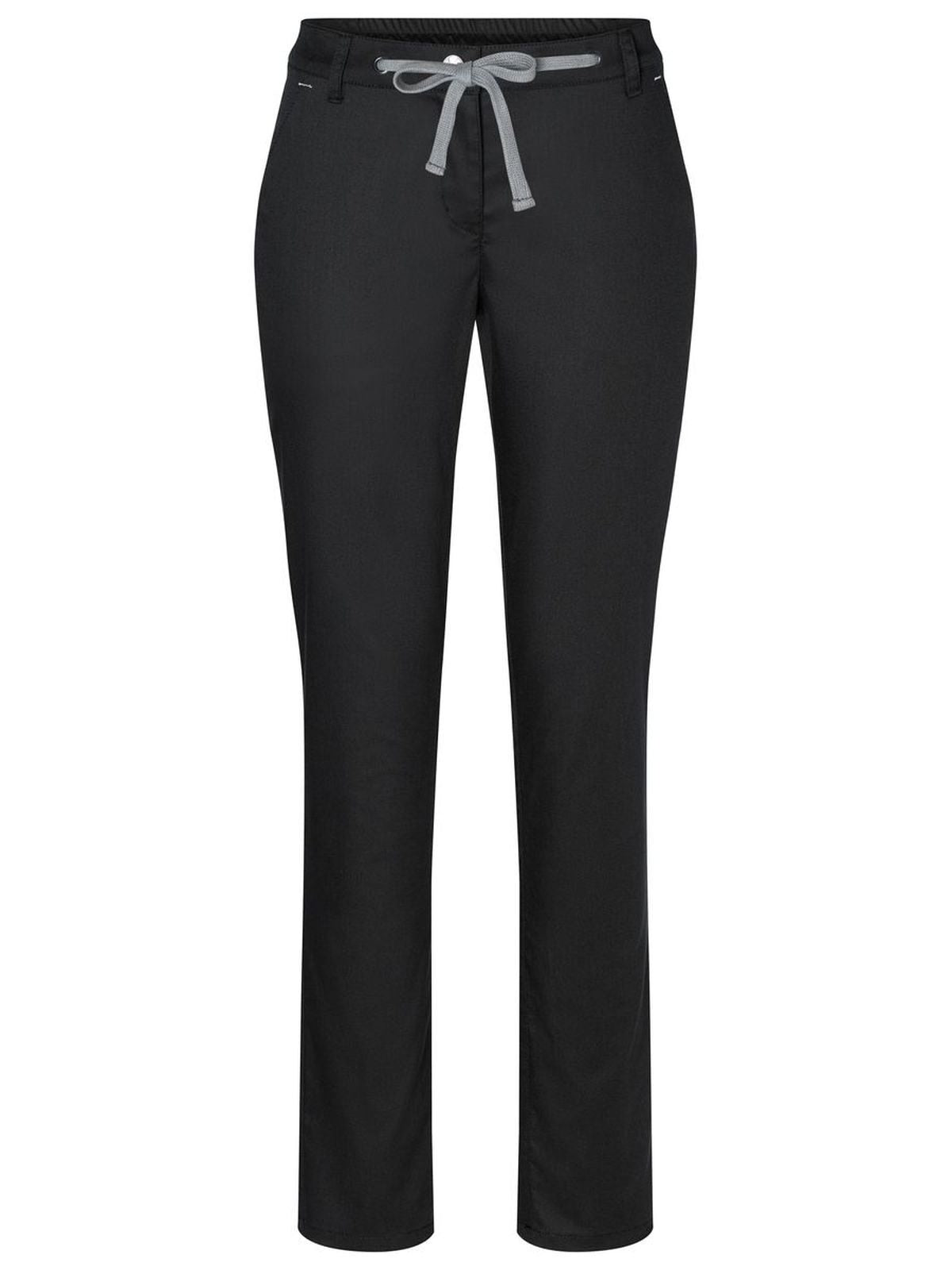 Ladies Chino Trouser Modern Stretch Karlowsky Black