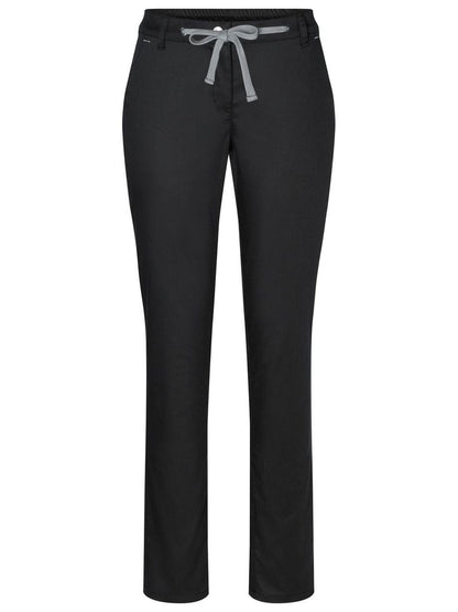Ladies Chino Trouser Modern Stretch Karlowsky Black