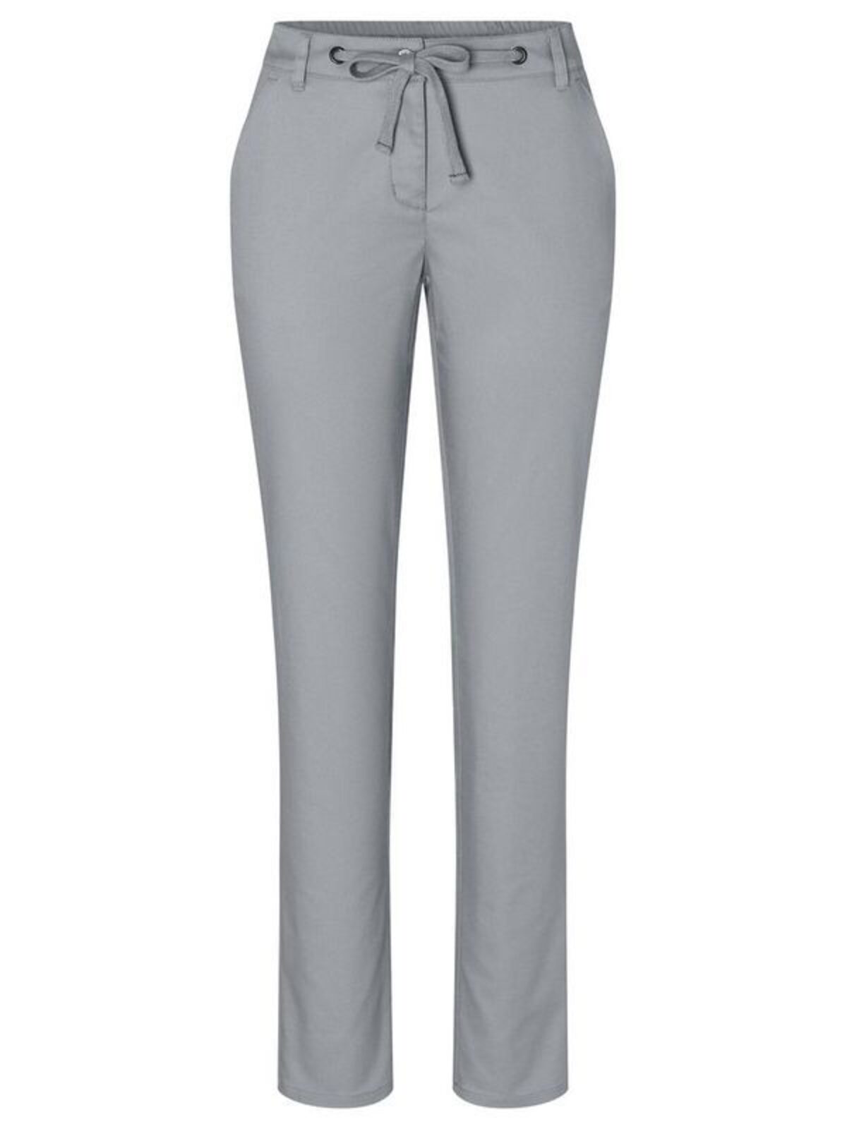 Ladies Chino Trouser Modern Stretch Karlowsky Grey Steel
