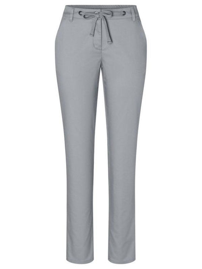 Ladies Chino Trouser Modern Stretch Karlowsky Grey Steel