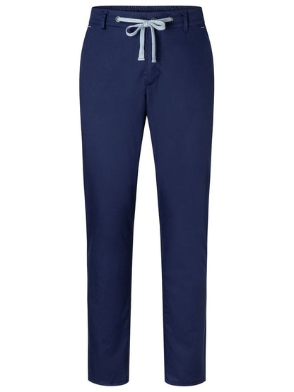 Mens Chino Trouser Modern Stretch Karlowsky Navy