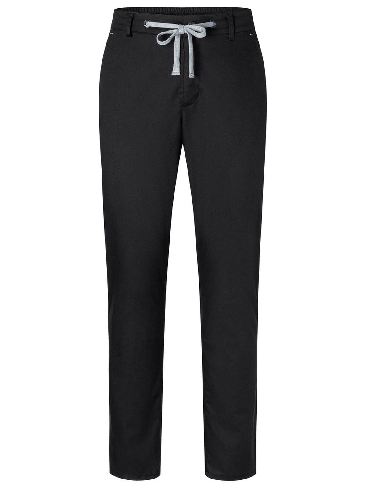 Mens Chino Trouser Modern Stretch Karlowsky Black