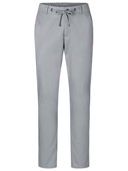 Mens Chino Trouser Modern Stretch Karlowsky Grey Steel