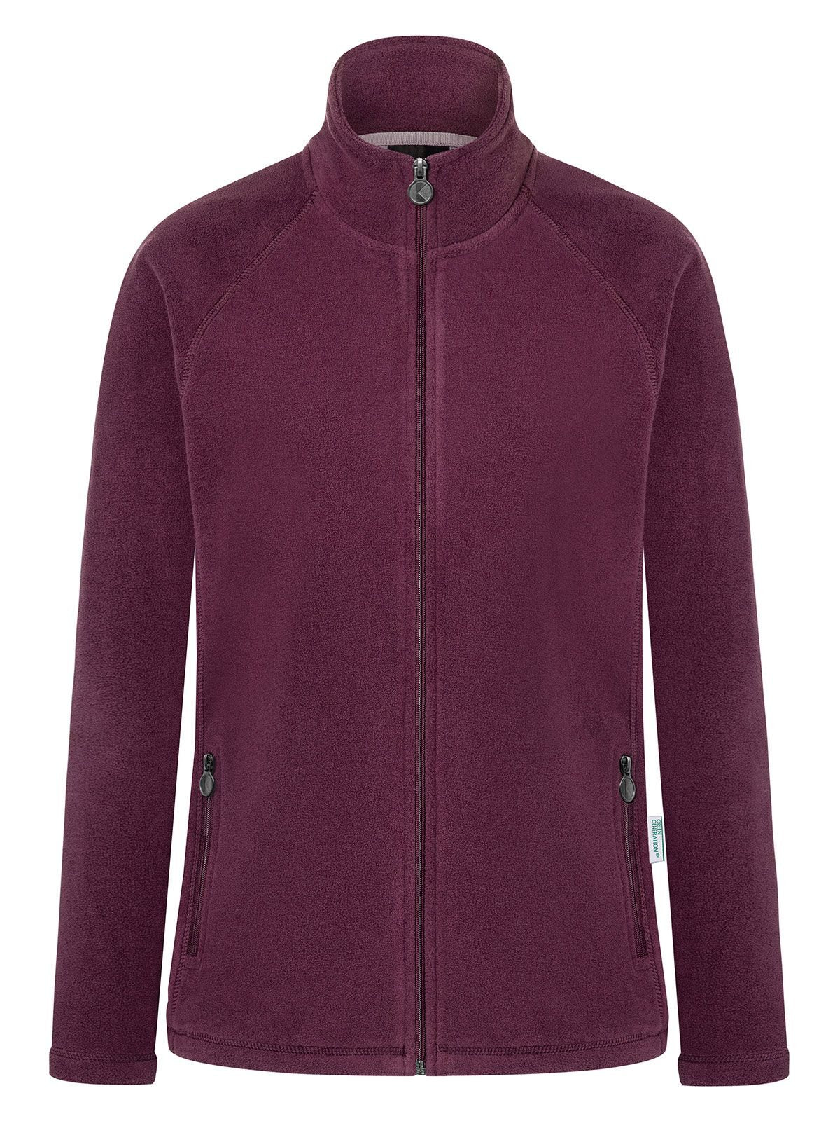 Ladies' Workwear Fleece Jacket Karlowsky Aubergine