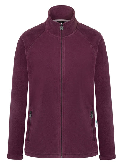 Ladies' Workwear Fleece Jacket Karlowsky Aubergine