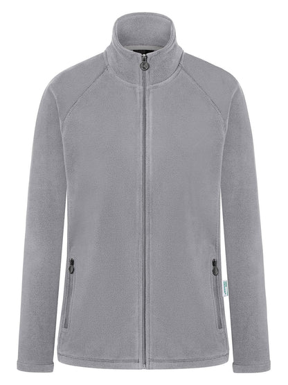 Ladies' Workwear Fleece Jacket Karlowsky Platinum Grey