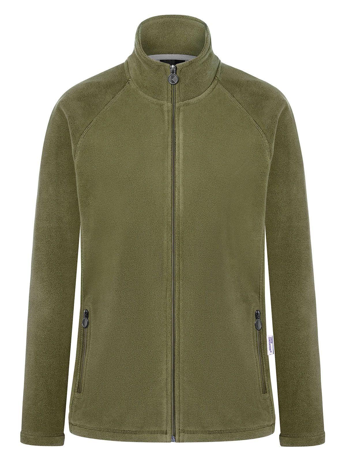 Ladies' Workwear Fleece Jacket Karlowsky Moss Green