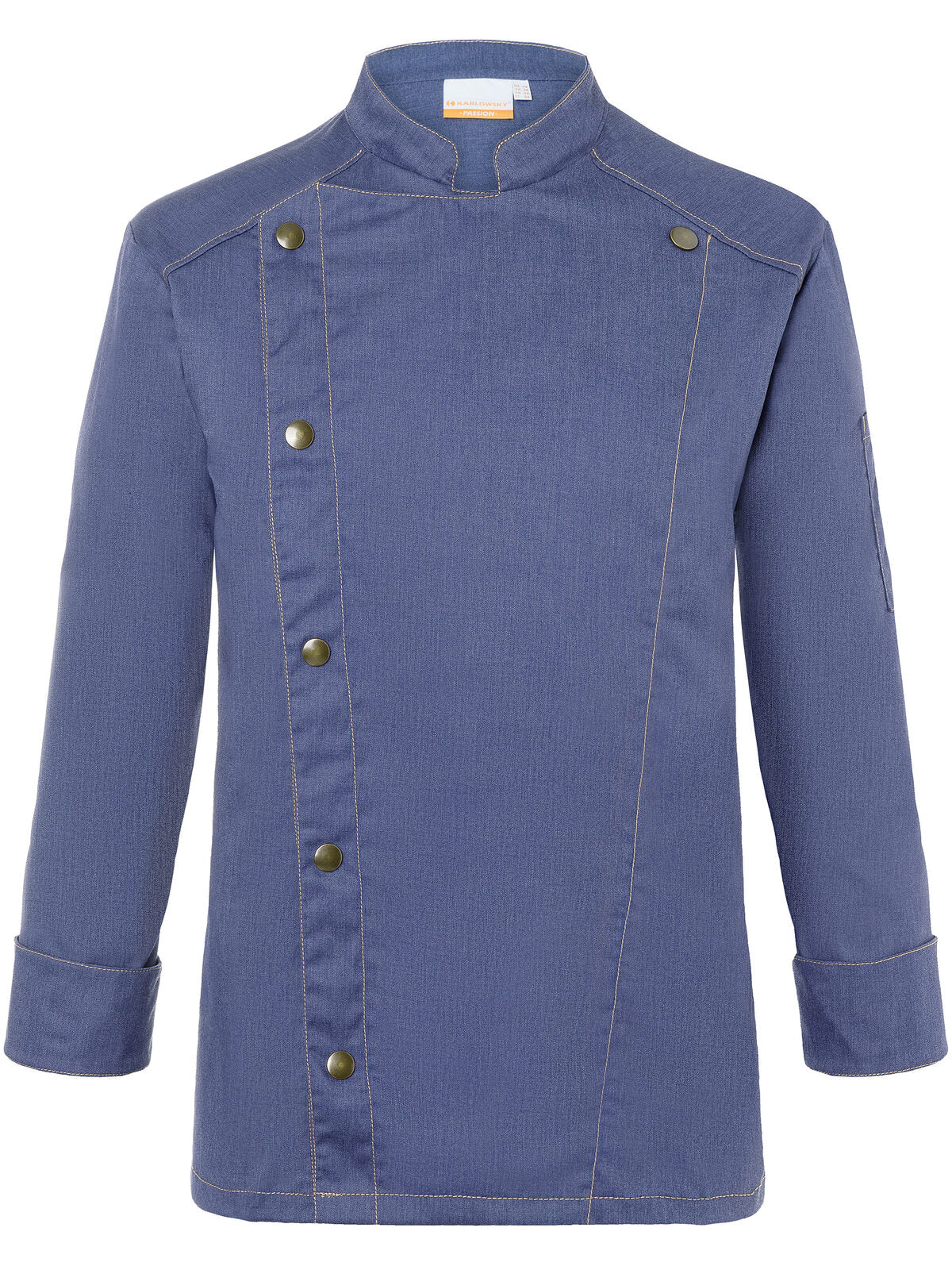 Chef Jacket Jeans-Style Karlowsky Vintage Blue