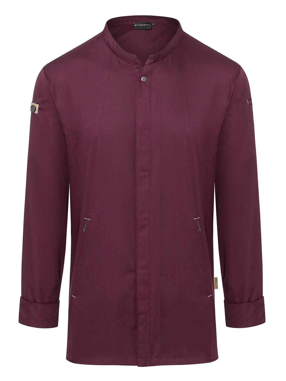 Chefs Jacket Long-Sleeve Green Generation Karlowsky Aubergine