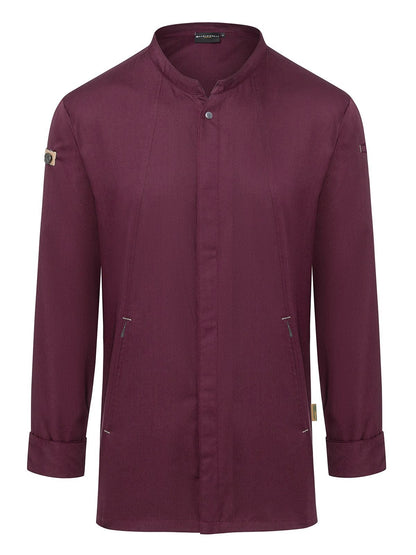 Chefs Jacket Long-Sleeve Green Generation Karlowsky Aubergine