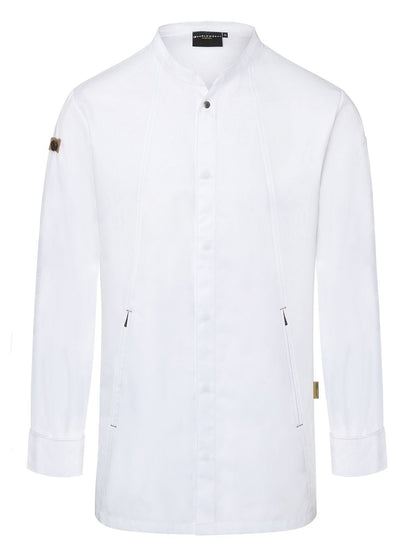 Chefs Jacket Long-Sleeve Green Generation Karlowsky White
