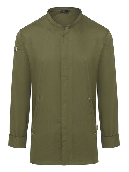 Chefs Jacket Long-Sleeve Green Generation Karlowsky Moss Green