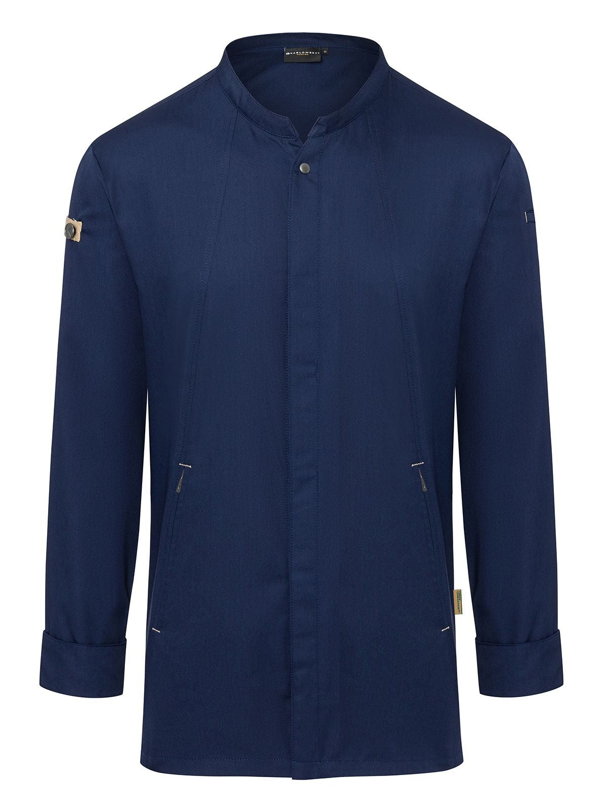 Chefs Jacket Long-Sleeve Green Generation Karlowsky Steel Blue