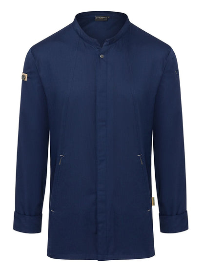 Chefs Jacket Long-Sleeve Green Generation Karlowsky Steel Blue