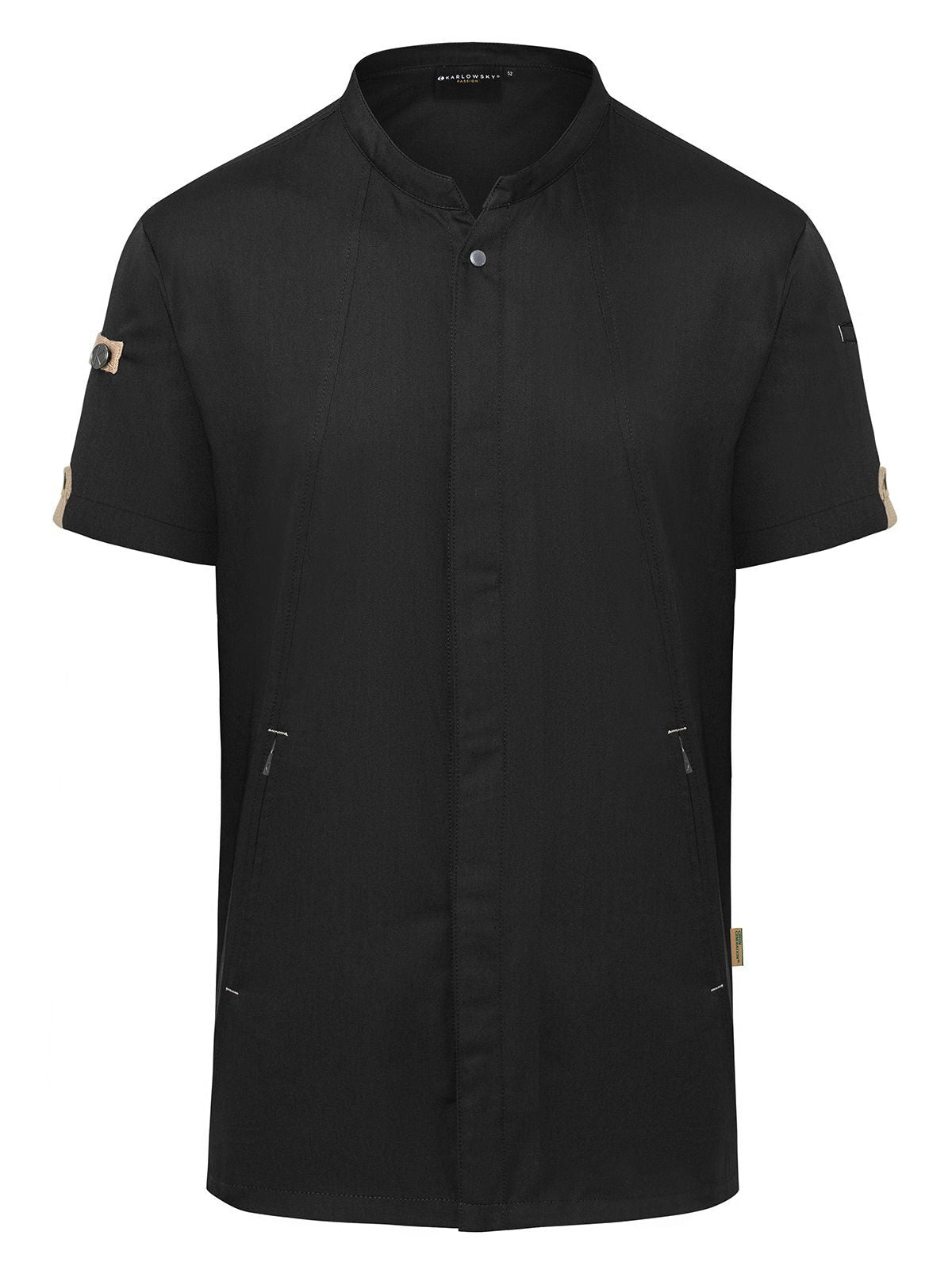 Chefs Jacket Short-Sleeve Green Generation Karlowsky Black