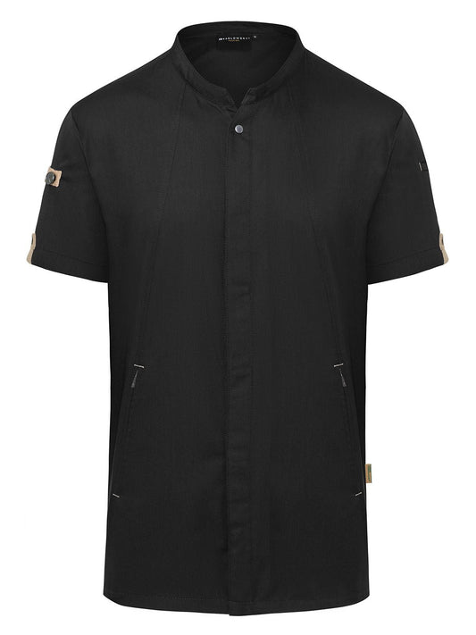 Chefs Jacket Short-Sleeve Green Generation Karlowsky Black