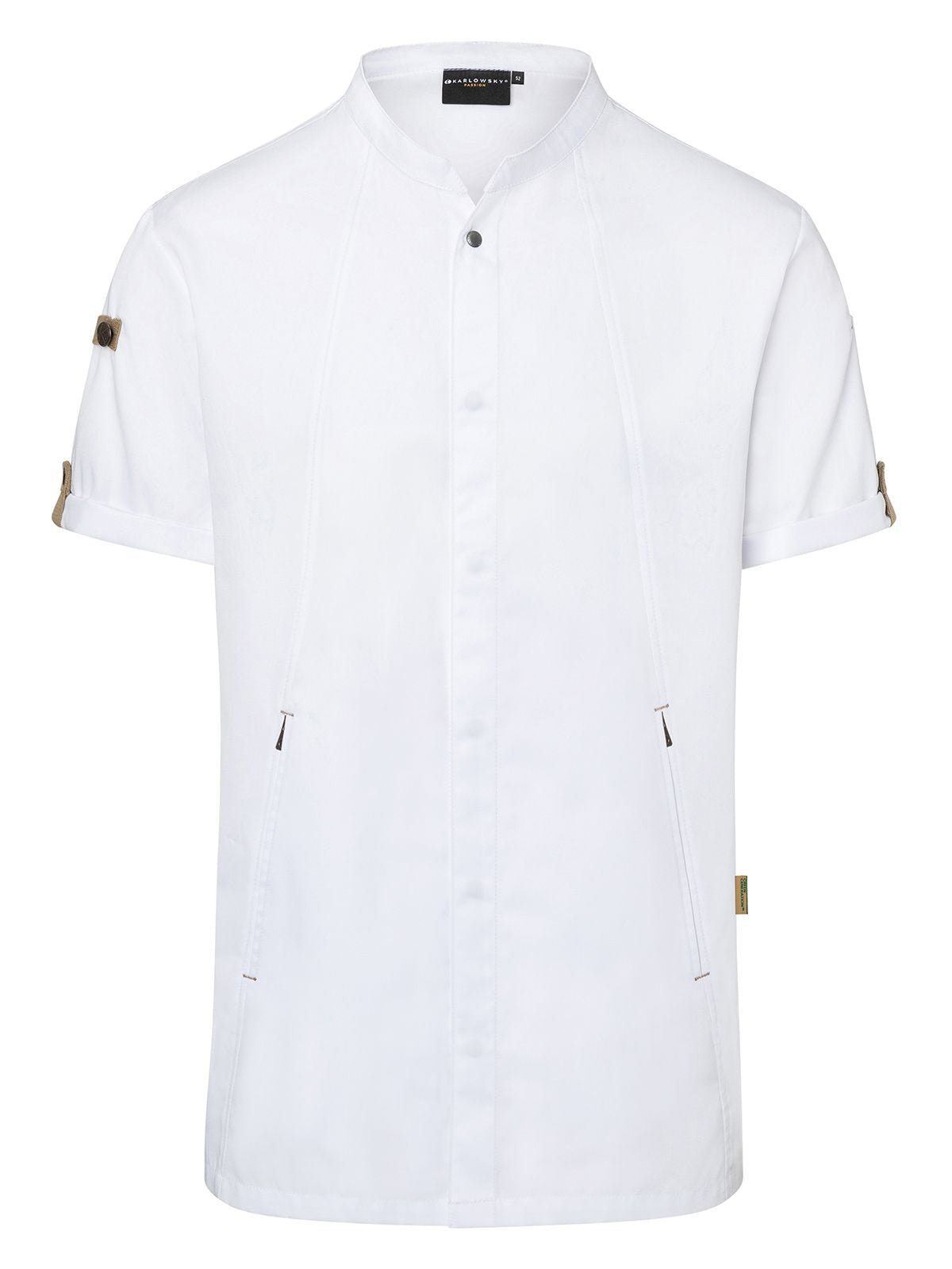 Chefs Jacket Short-Sleeve Green Generation Karlowsky White