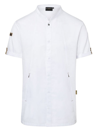 Chefs Jacket Short-Sleeve Green Generation Karlowsky White