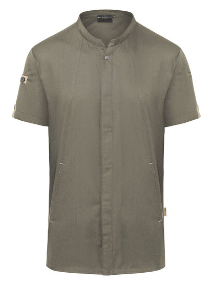 Chefs Jacket Short-Sleeve Green Generation Karlowsky Sage