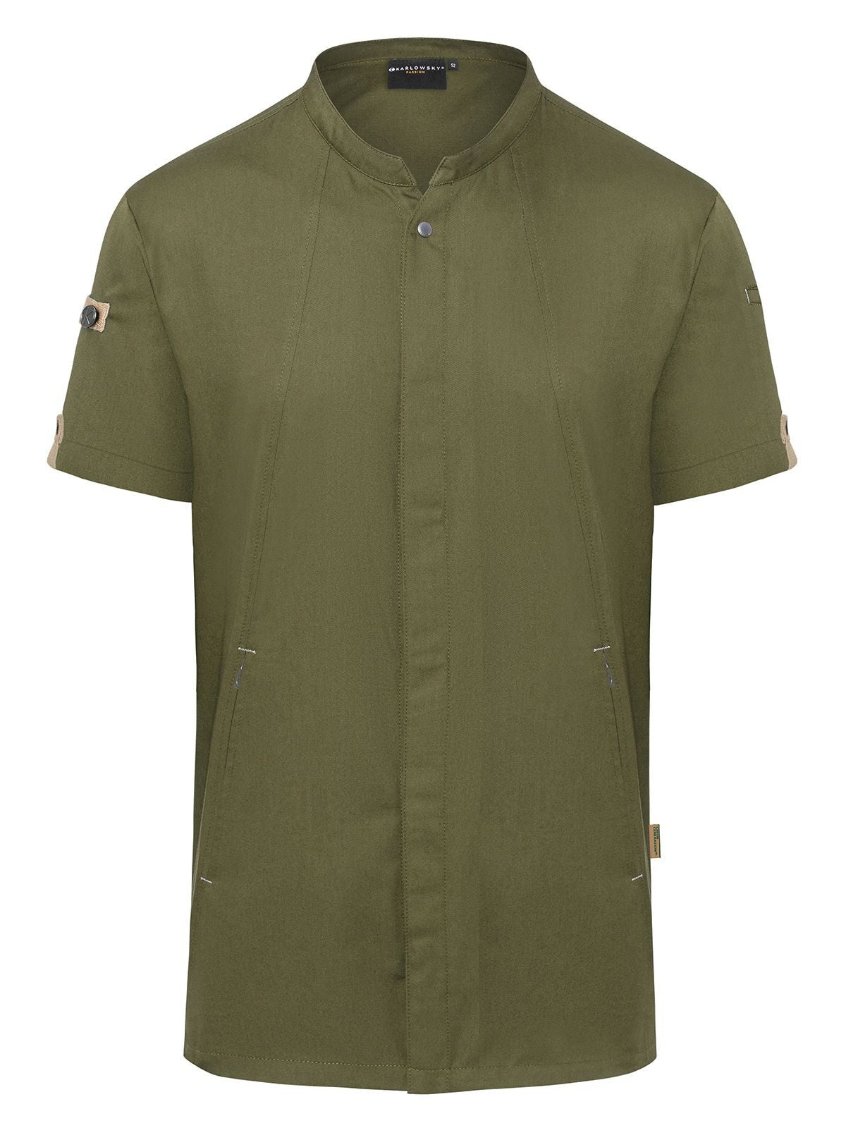 Chefs Jacket Short-Sleeve Green Generation Karlowsky Moss Green
