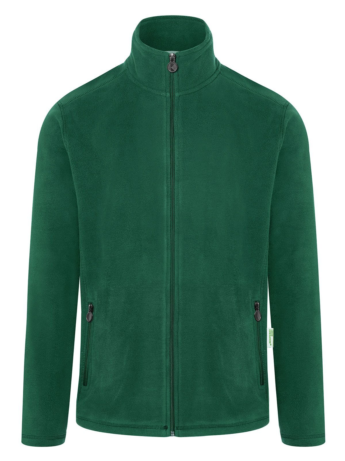 Men's Workwear Fleece Jacket Karlowsky Forest Green
