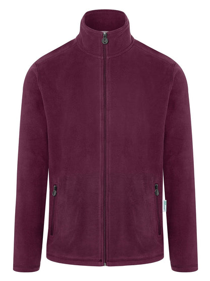 Men's Workwear Fleece Jacket Karlowsky Aubergine
