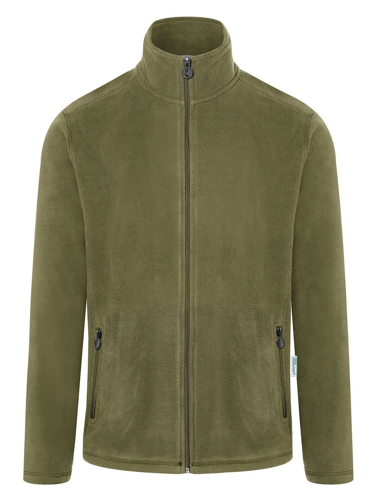 Men's Workwear Fleece Jacket Karlowsky Moss Green