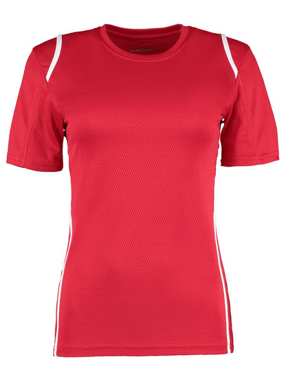 T-Shirt Cooltex Women Kustom Kit Red/White