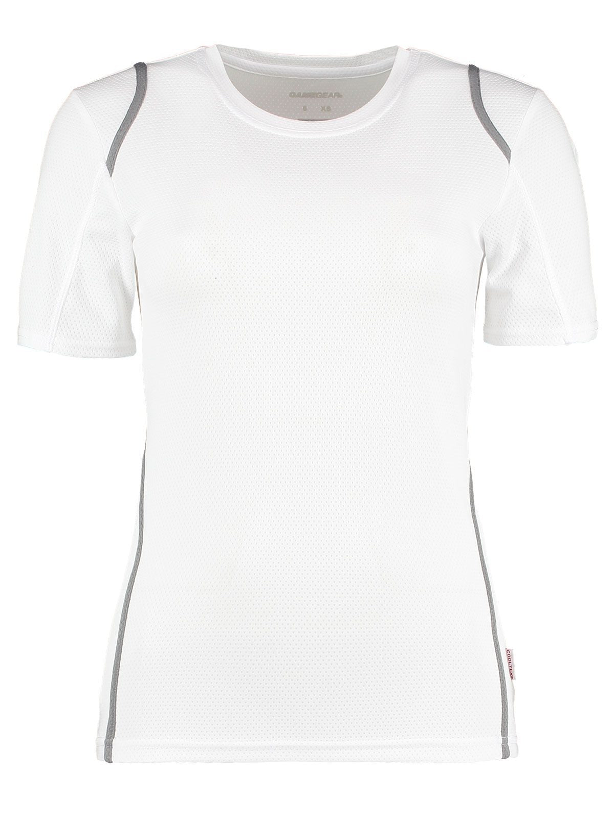 T-Shirt Cooltex Women Kustom Kit White/Grey